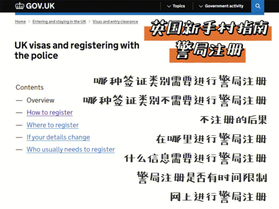 刚来英国不懂警局预约来抄作业