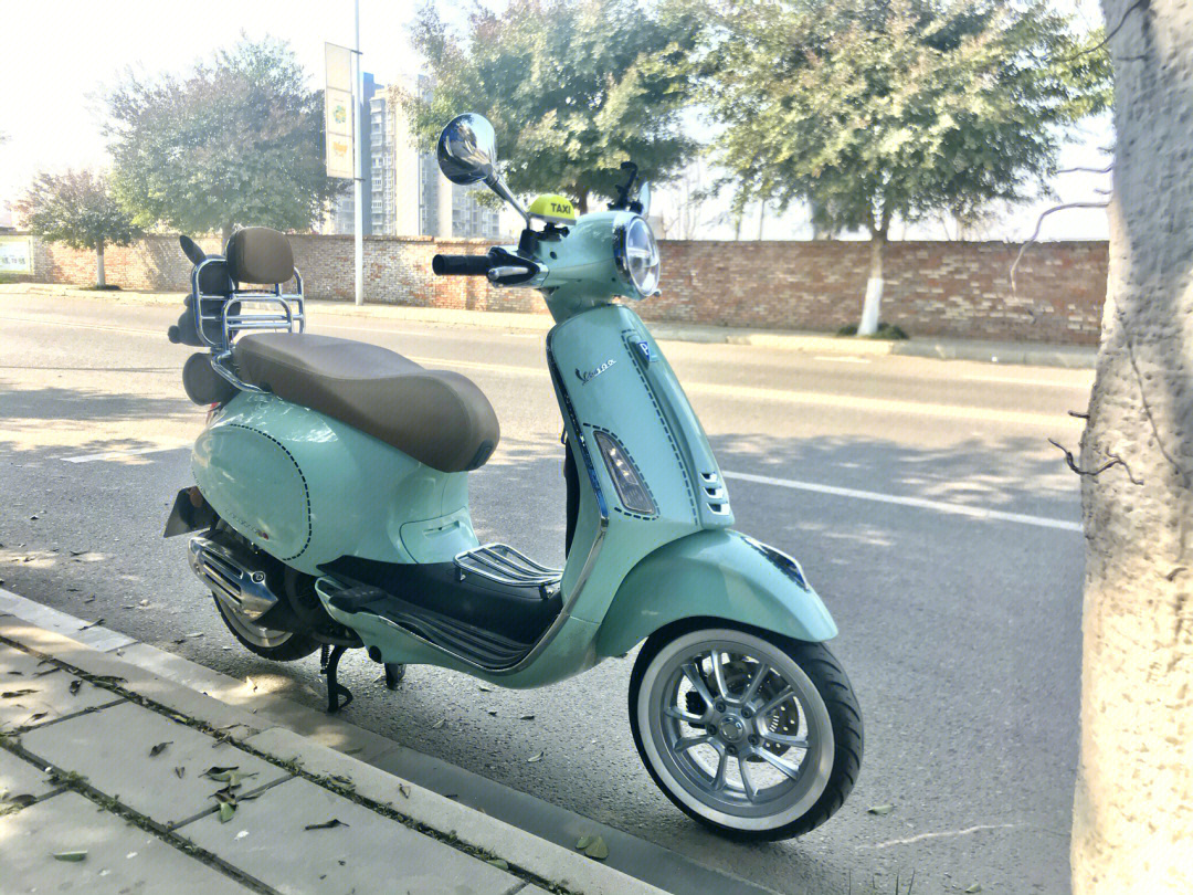 初提vespa,先简单来一组照片,后期开始改装大变样#德阳vespa#vespa