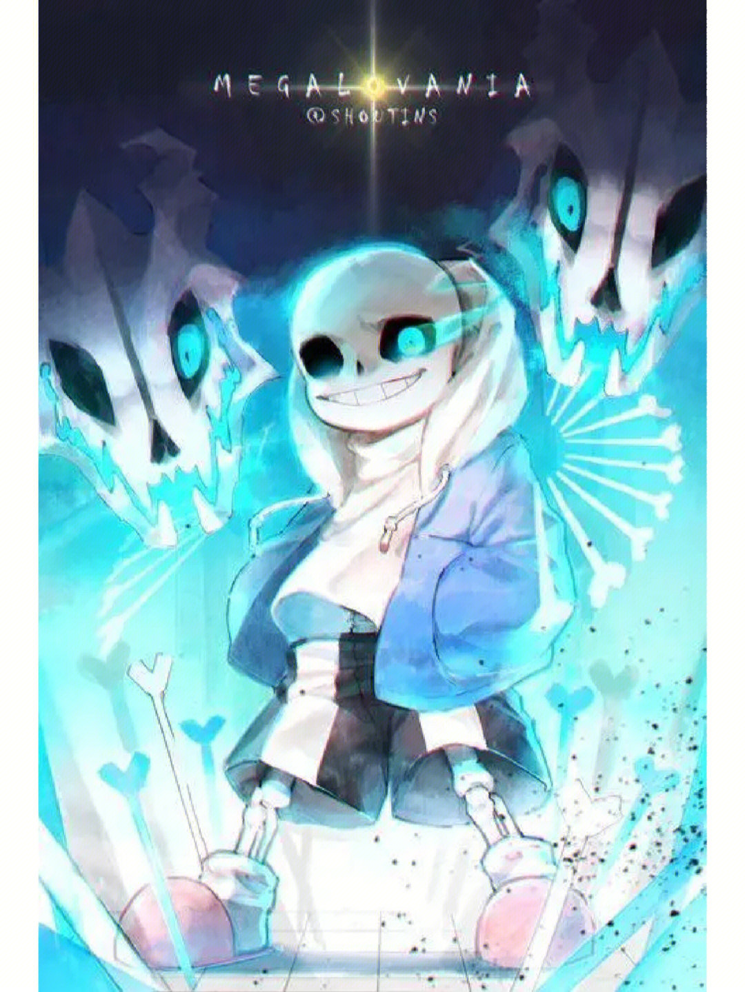 undertale手机壁纸sans图片