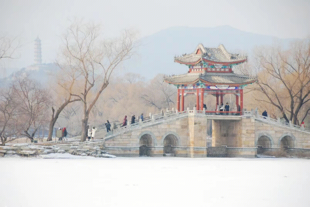 颐和园雪景