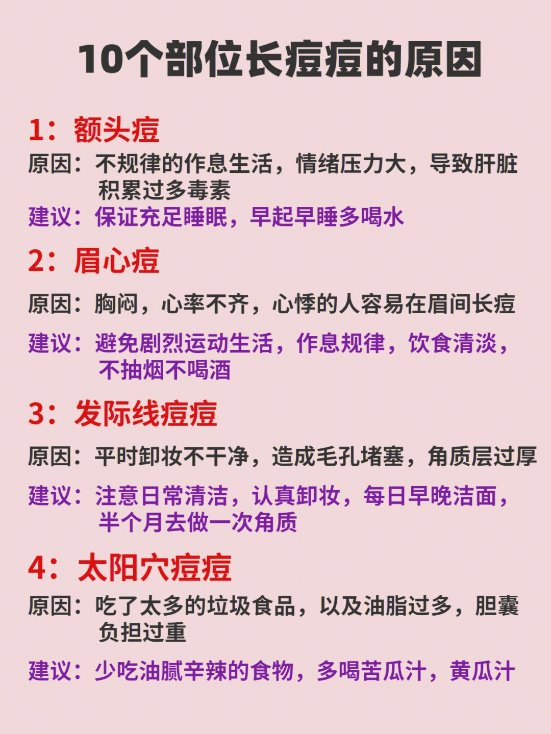 超详细的长痘原因剖析75必看干货72