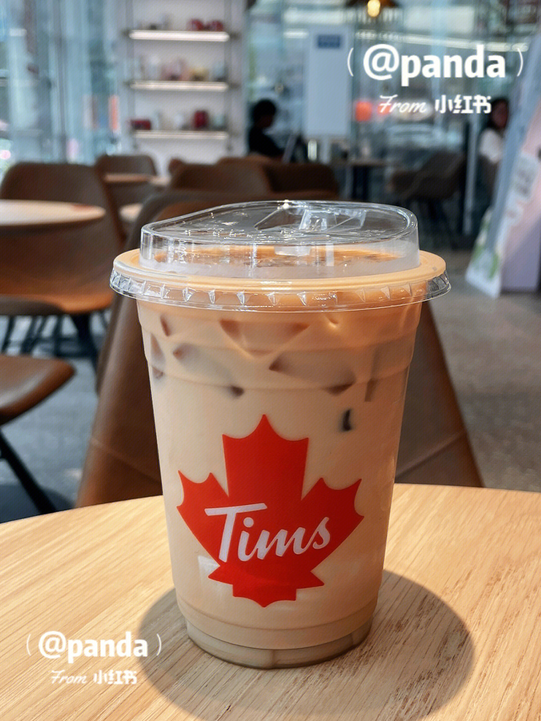 tims咖啡鲜萃奶咖图片