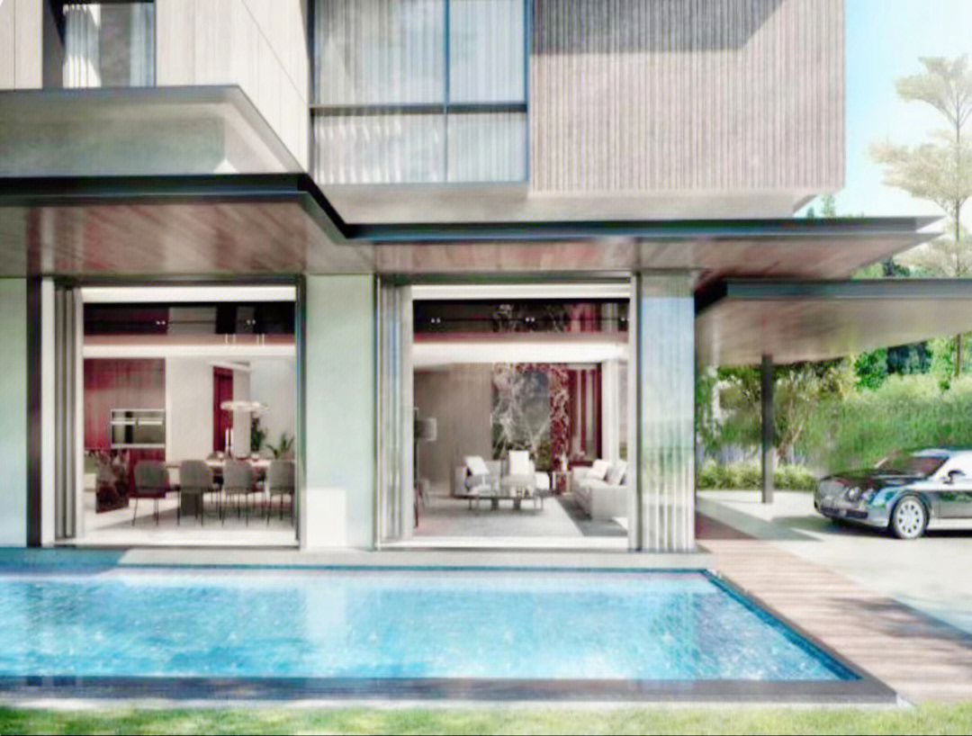 9492新加坡半独立别墅 位于新加坡的第十区 也是赫赫有名的豪宅区