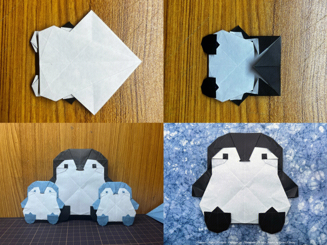 今日份折纸胖企鹅stuffedpenguin