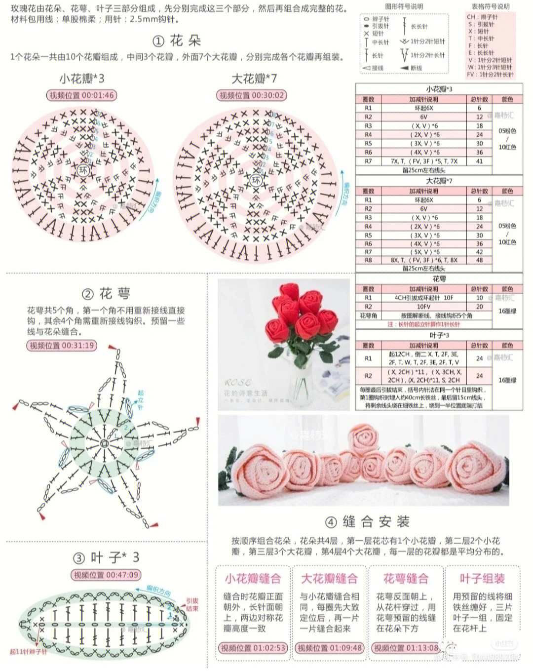 川崎玫瑰的折法图解图片