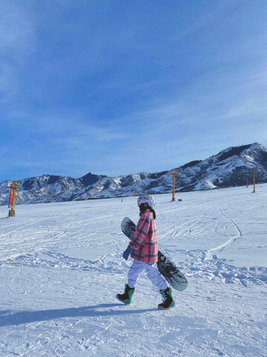 乌鲁木齐植物园滑雪图片