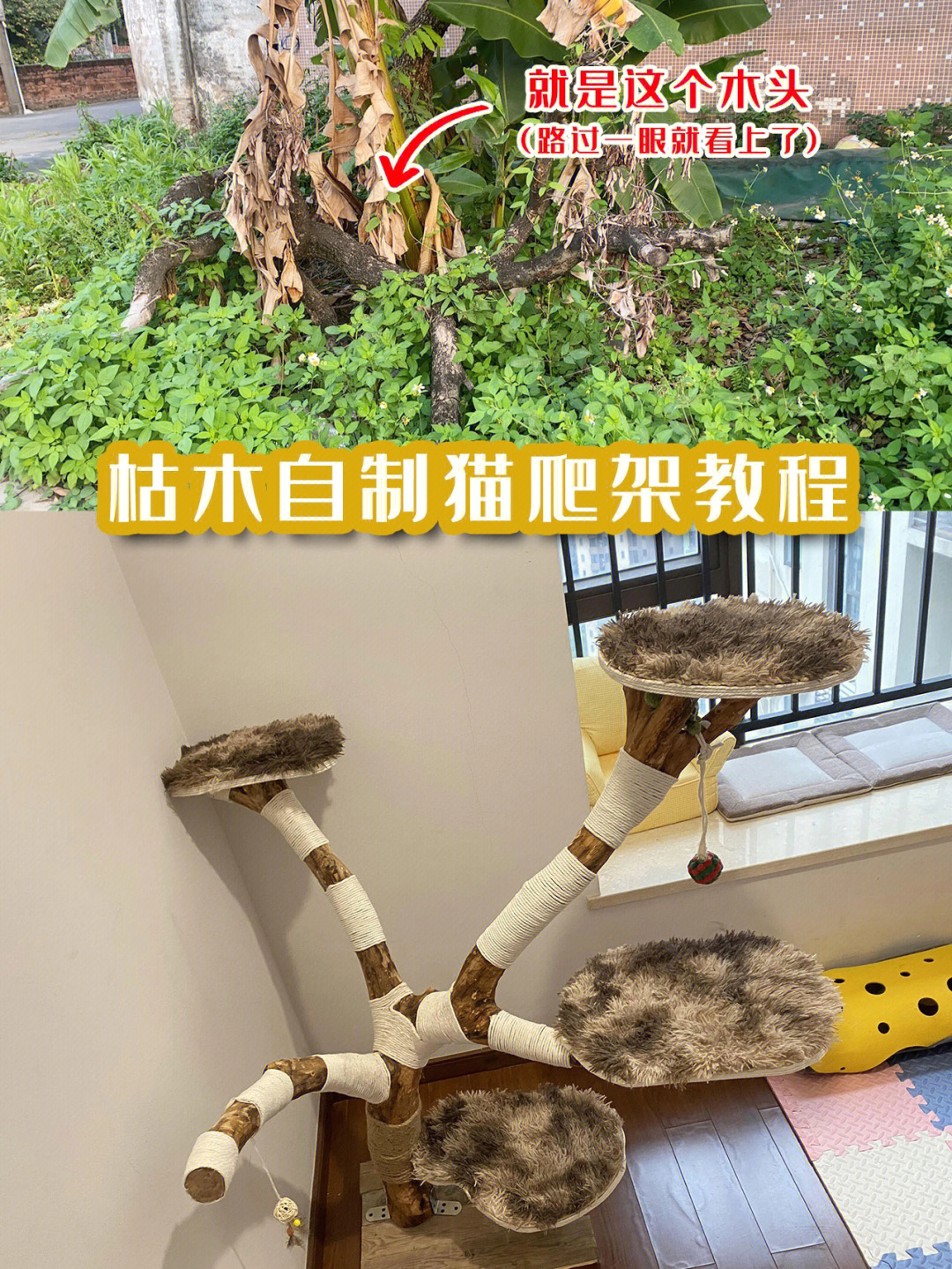 猫爬架制作教程图片