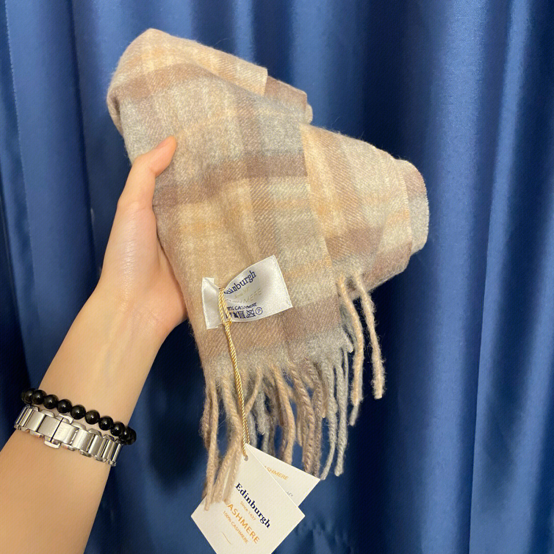 edinburgh爱丁堡羊绒围巾01100cashmere