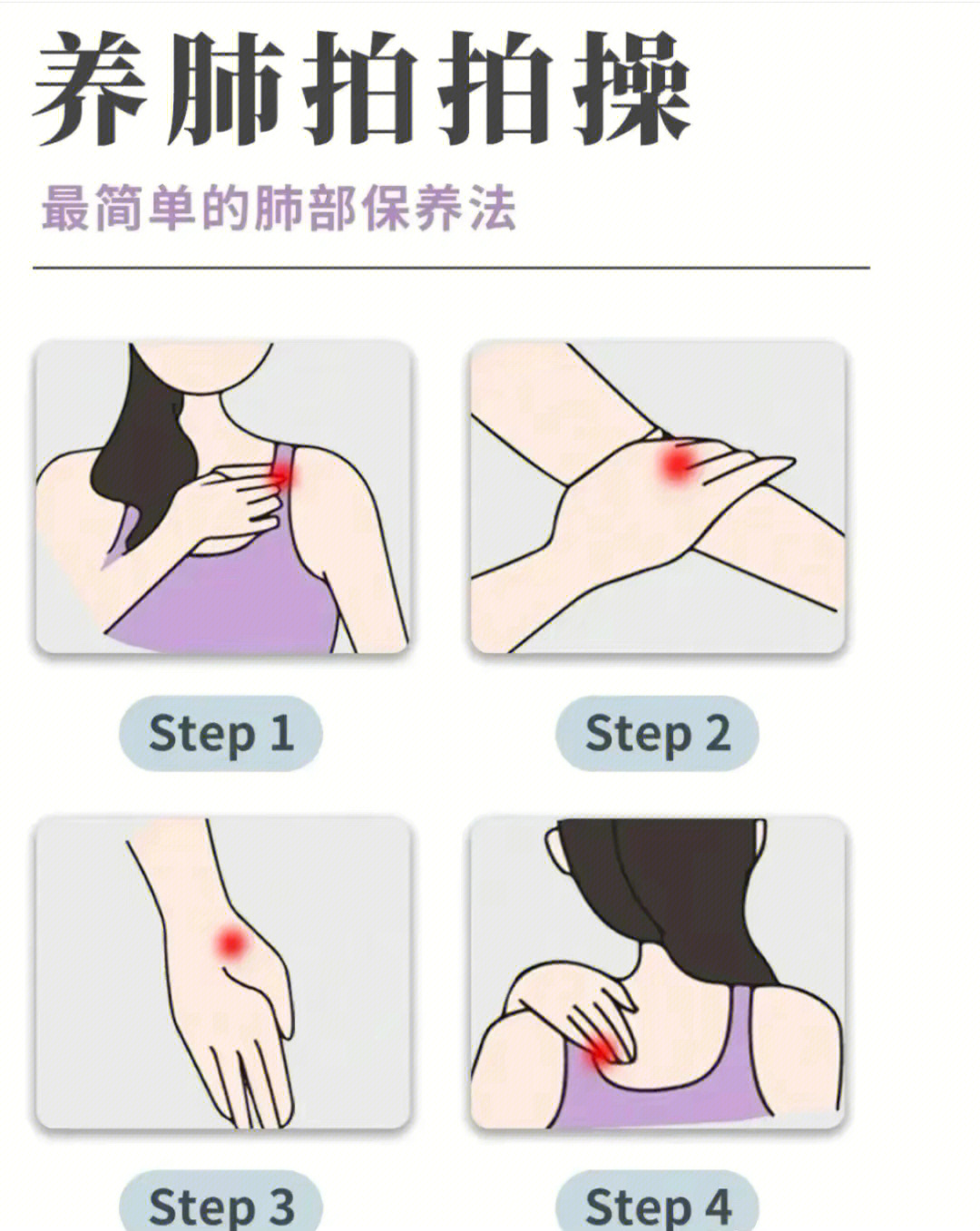 拍打肺经正确图片图片