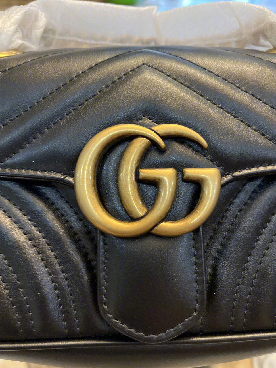 gucci马蒙黑金22