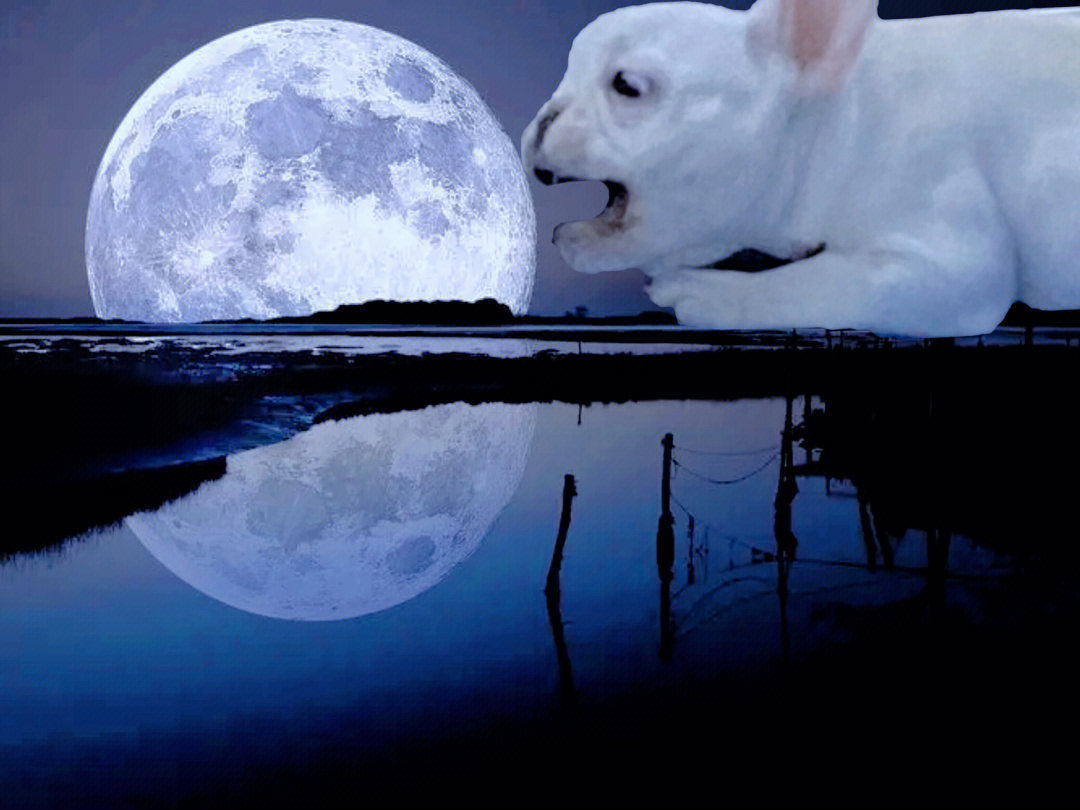 小狗吃月亮獒龙图片