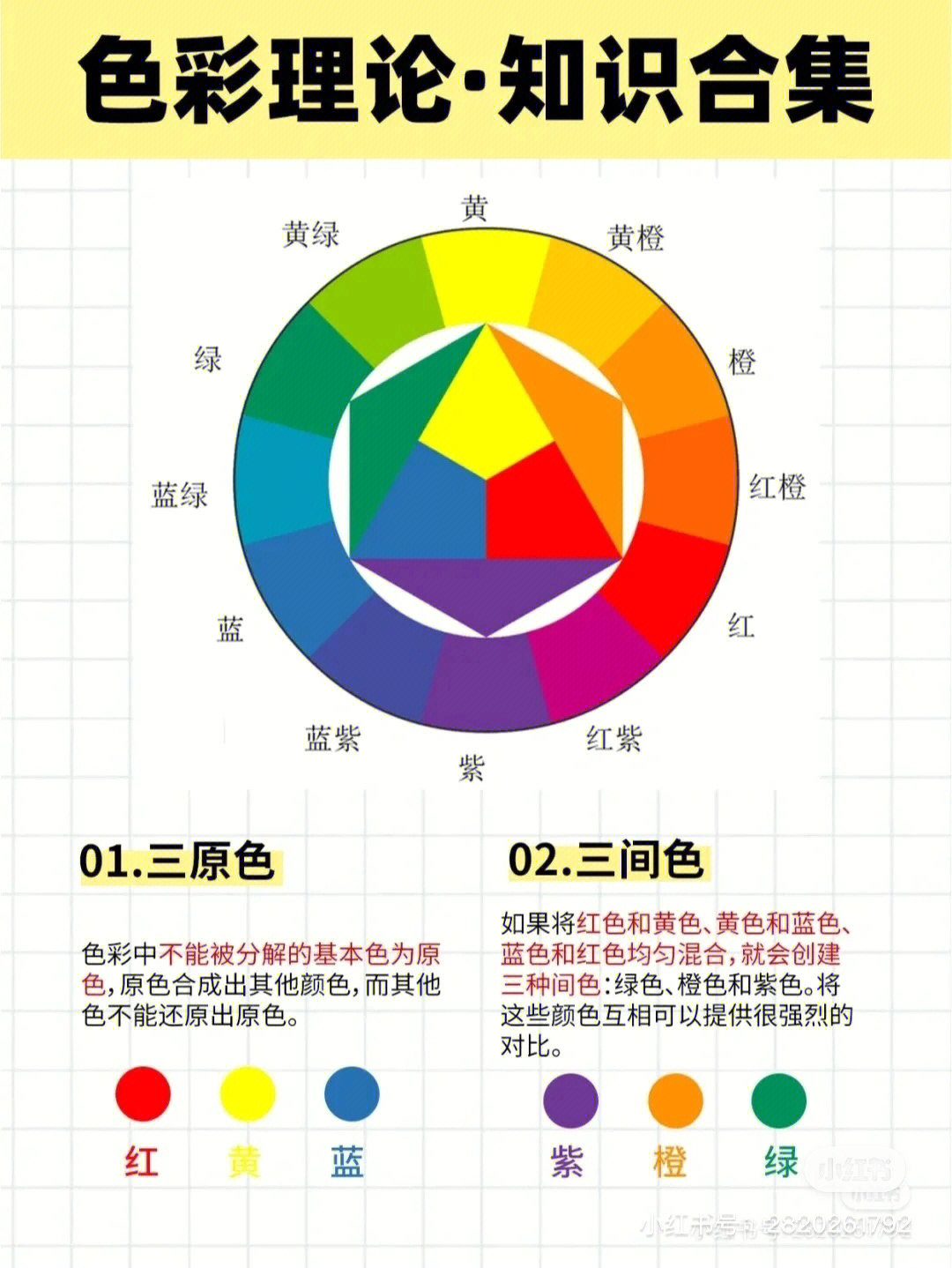 小学美术色彩基础知识图片