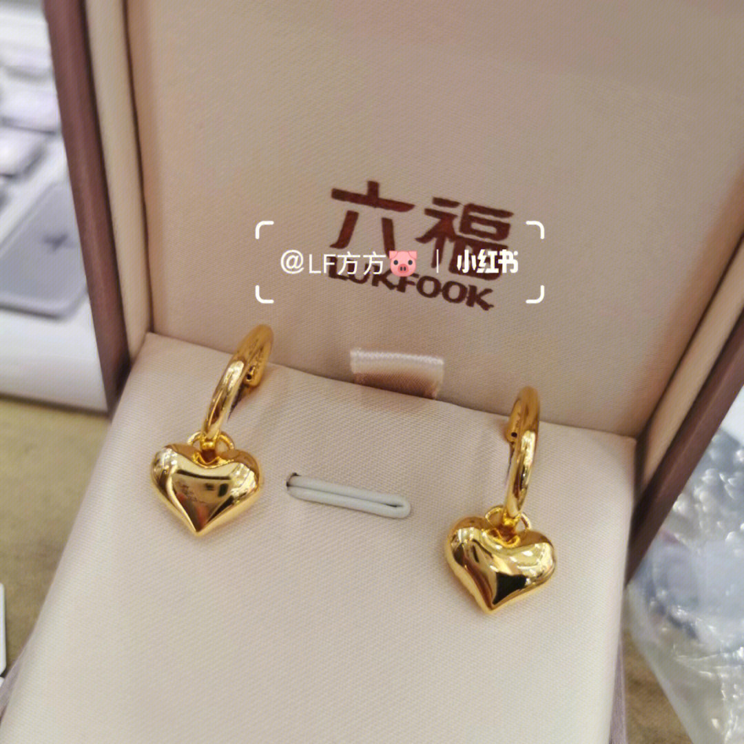 六福珠宝官方旗舰店耳环图片