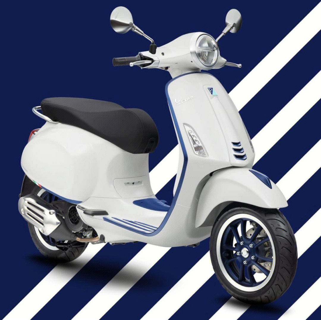 新vespa150白色春天有新花样了