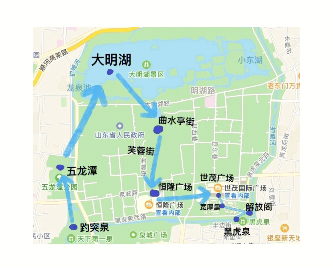 黑虎泉地图图片