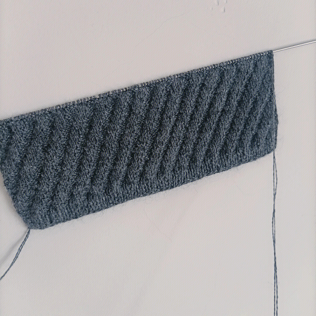斜纹针羊绒围巾