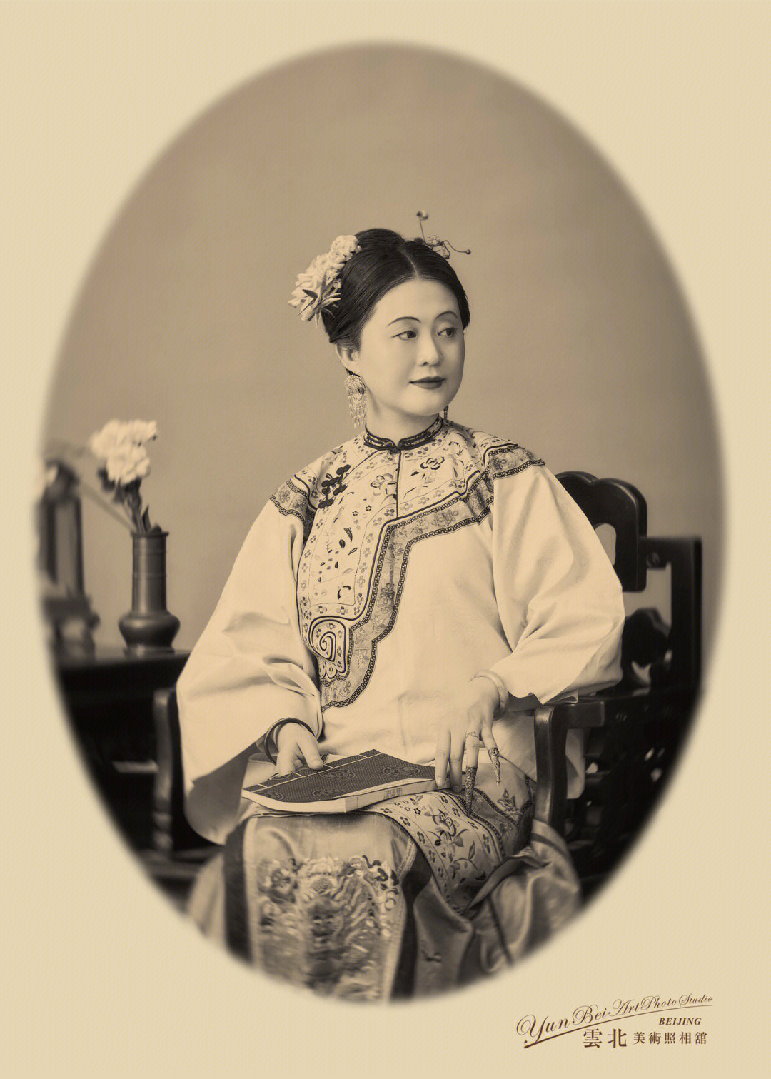 晚清汉女复原装束云北清代古董衣系列