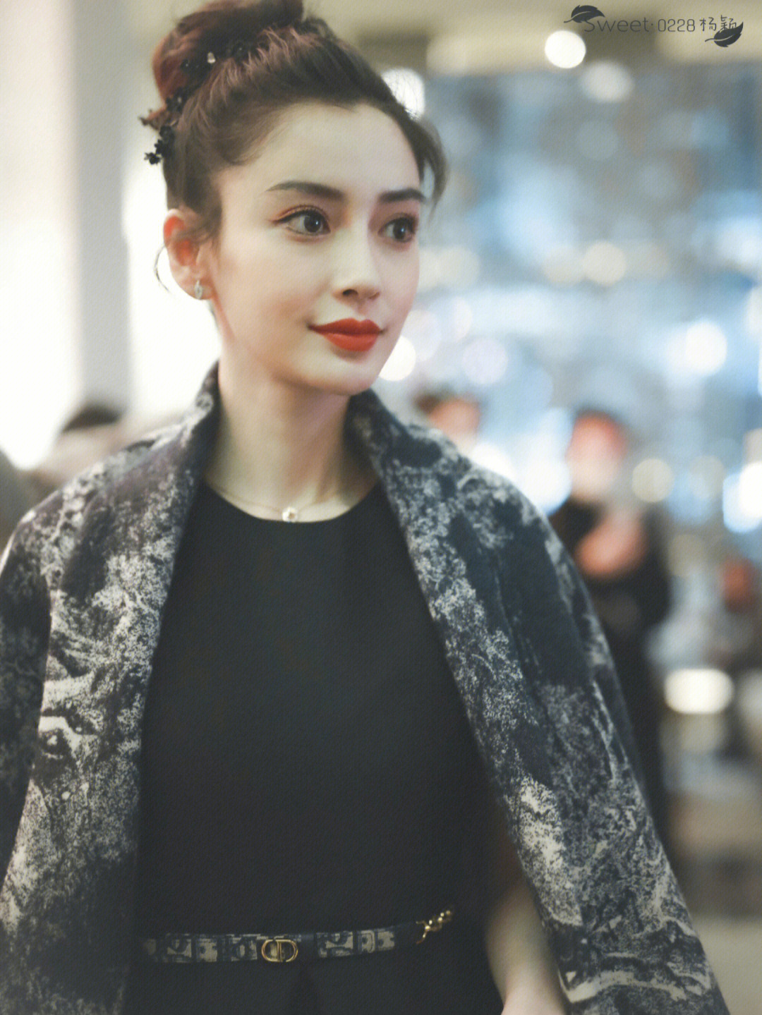 迪奥二零二二秋冬成衣秀#angelababy#杨颖angelababy#angela