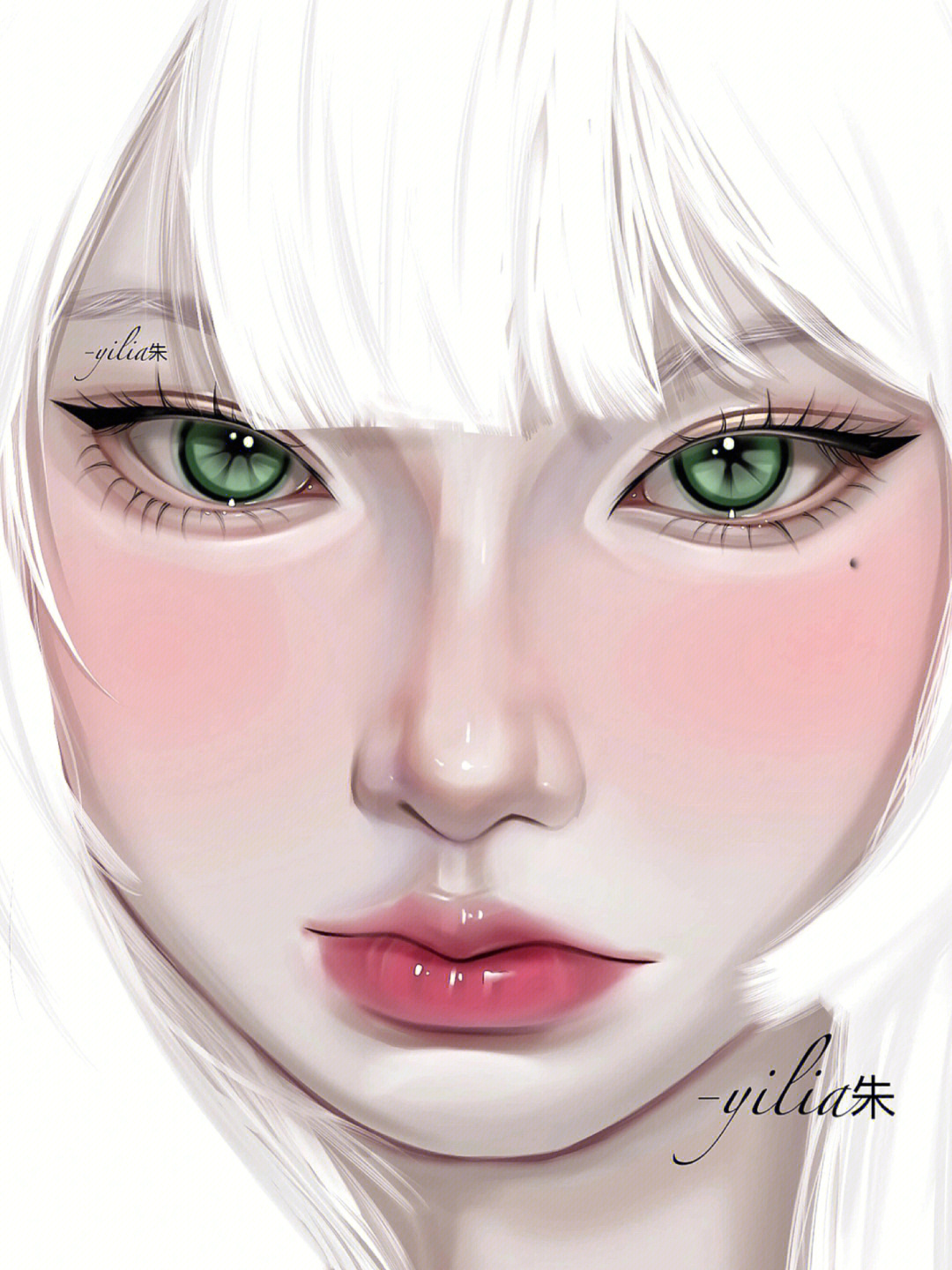 procreate脸部新手入门绘画教程附笔刷