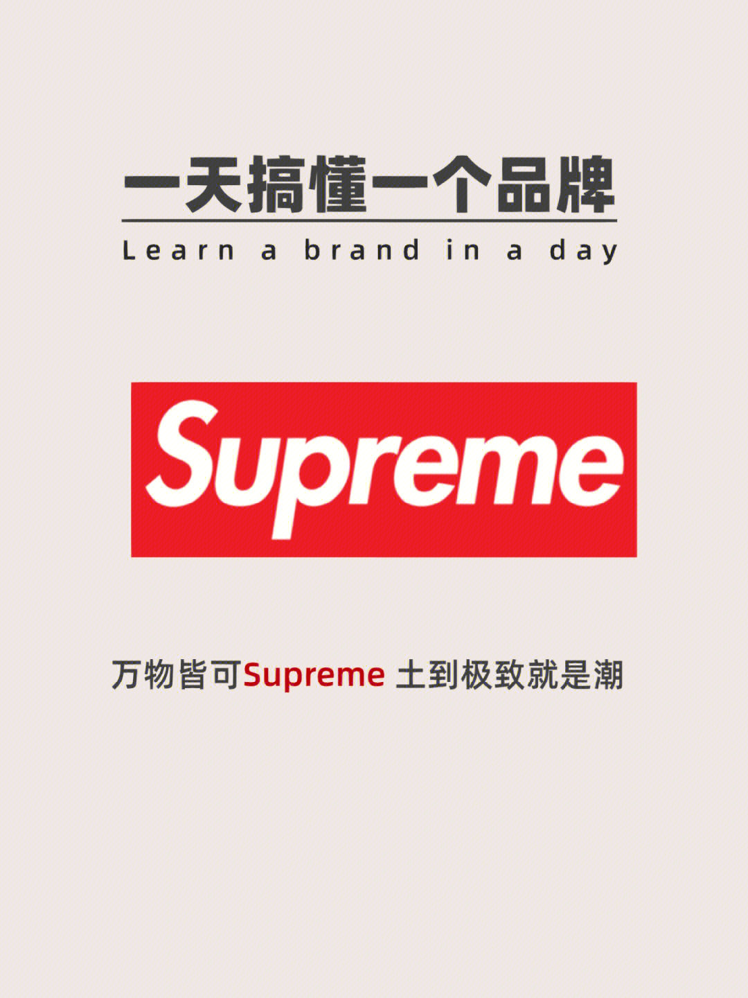 万物皆可supreme注意中国无销售渠道