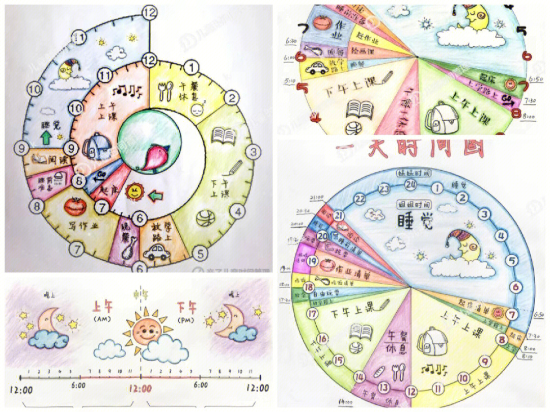 9217份清单,帮孩子做好时间管理96内含时间图,特权卡,吃饭清单