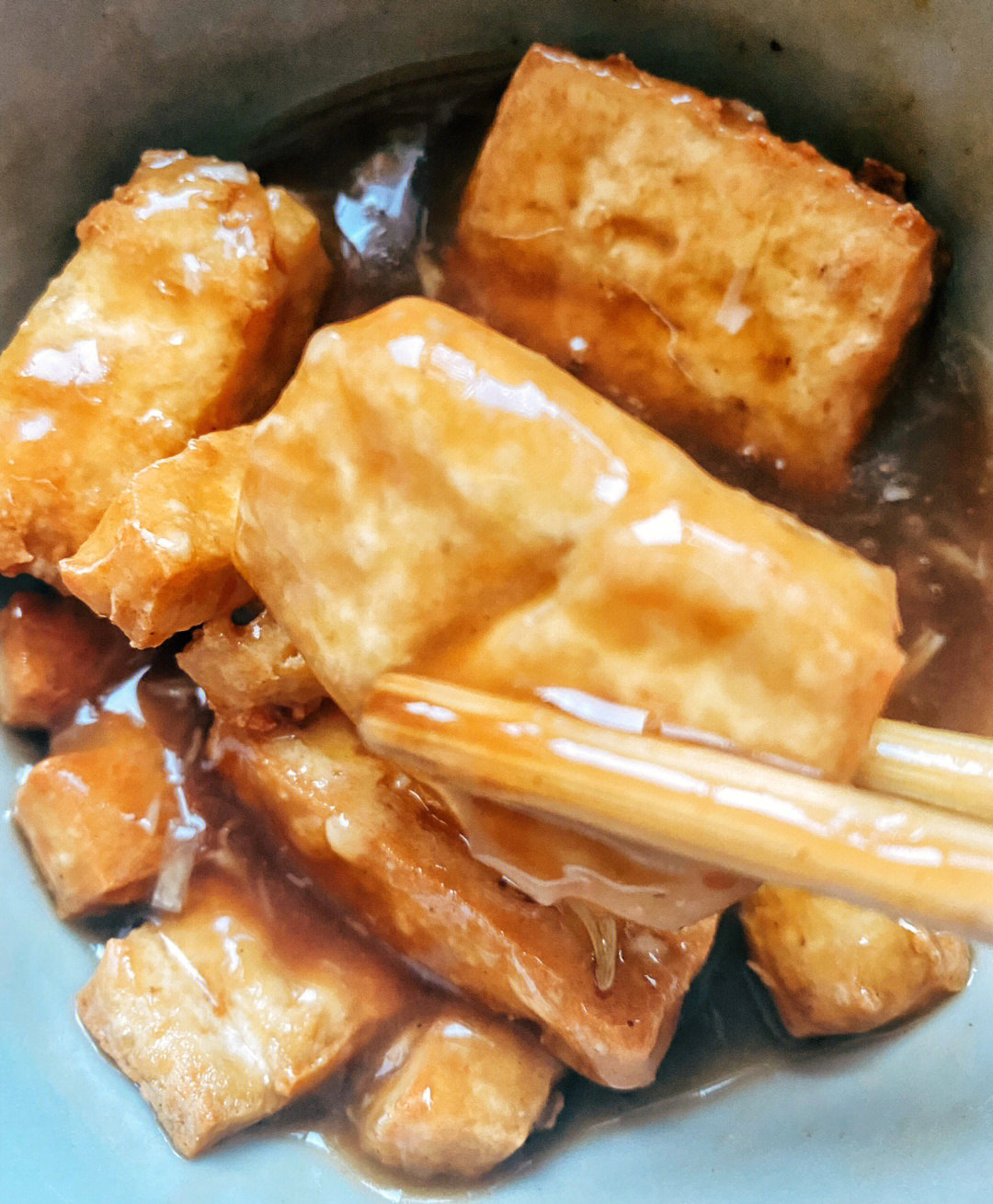 超级好吃的油炸香豆腐做法简单又美味