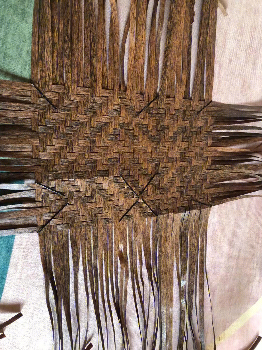 铜丝编织篮子教程图片