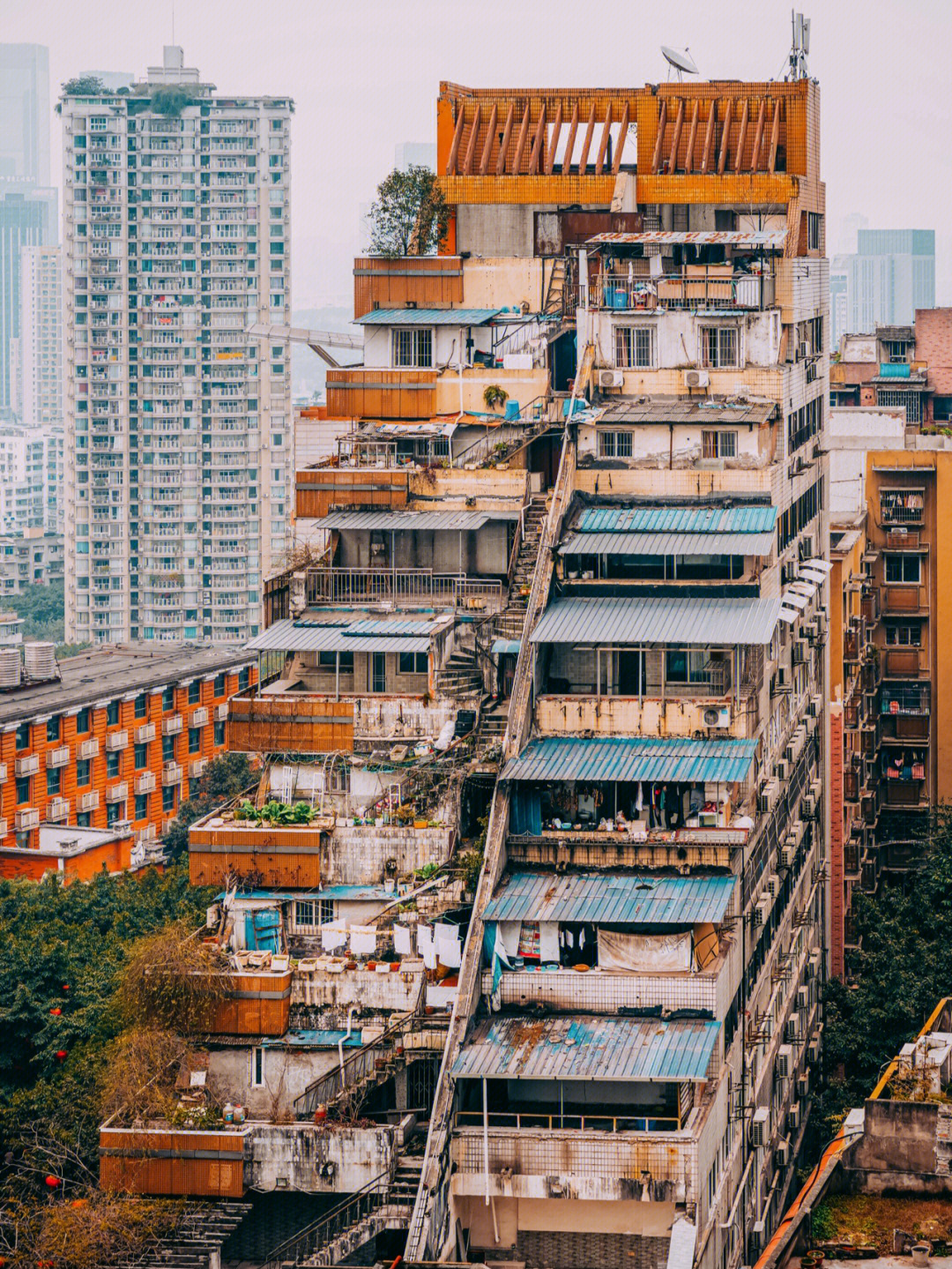 重庆的建筑特色的照片图片