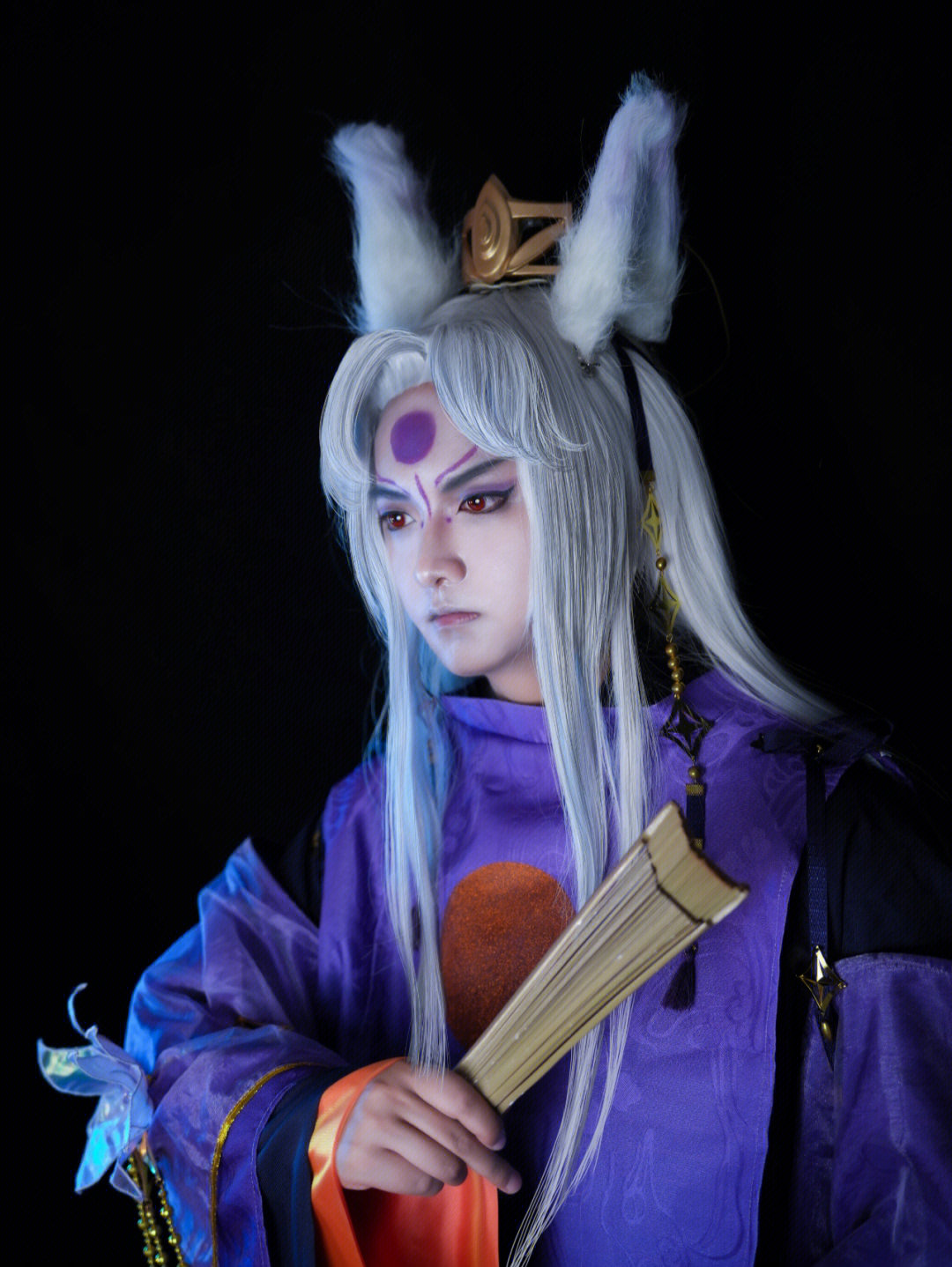 玉藻前cos 妆面图片