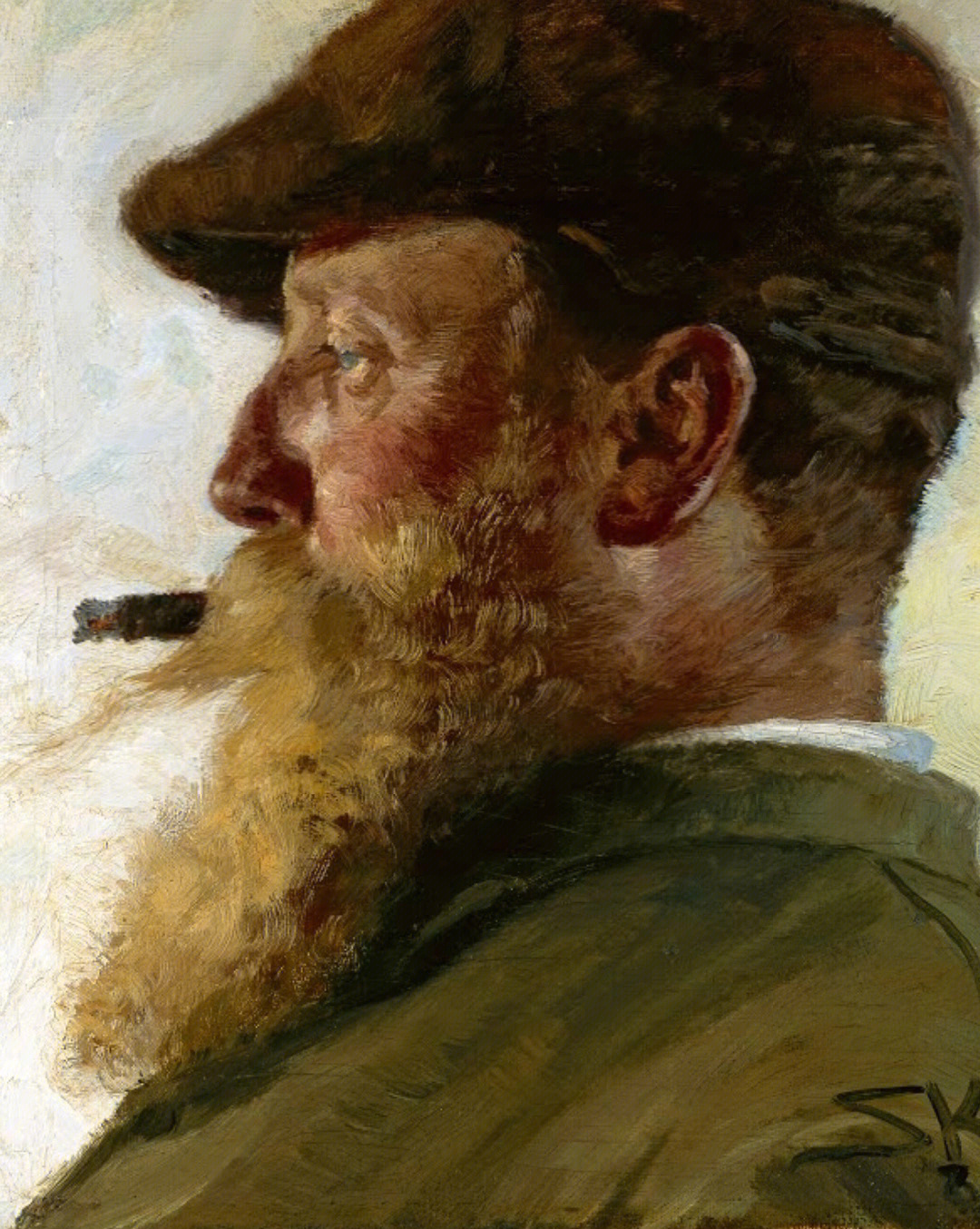 索伦柯罗耶1888大胡子男子肖像