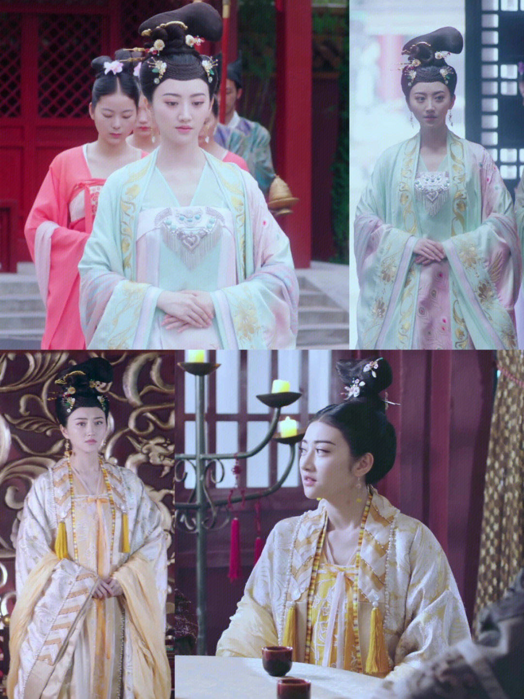 古装美人图鉴#好剧推荐#古装电视剧#古装造型#景甜#沈珍