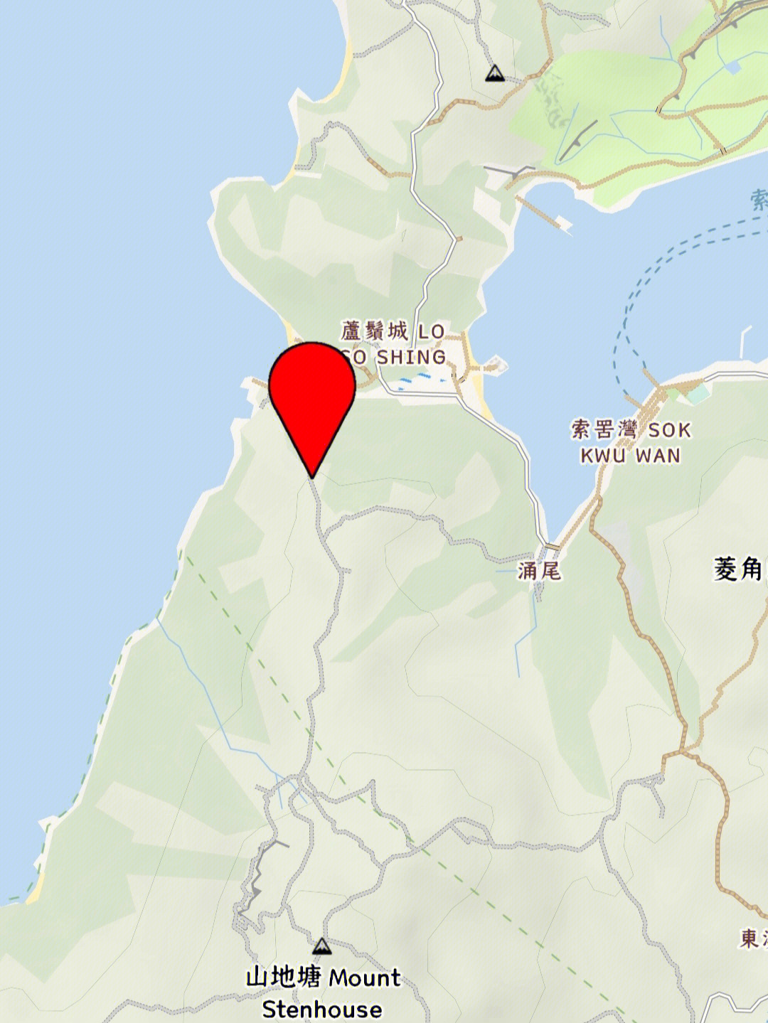 南丫岛地图位置图片
