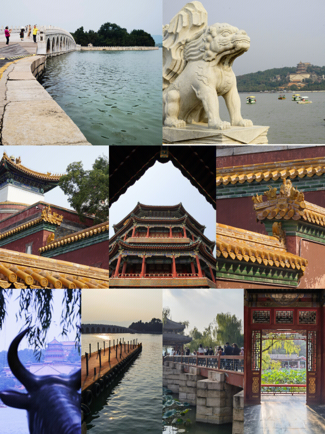 颐和园的八大景点介绍图片