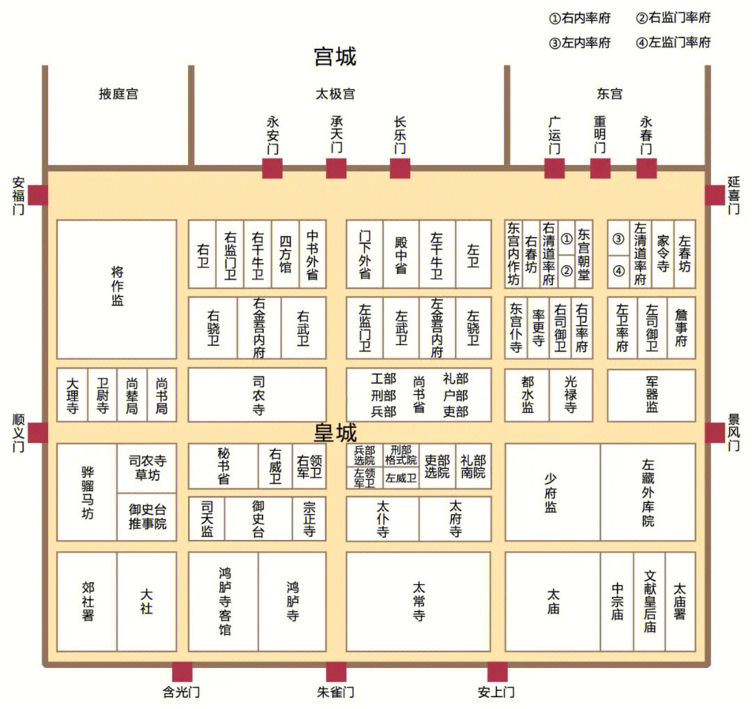 西安城历代变迁地图图片