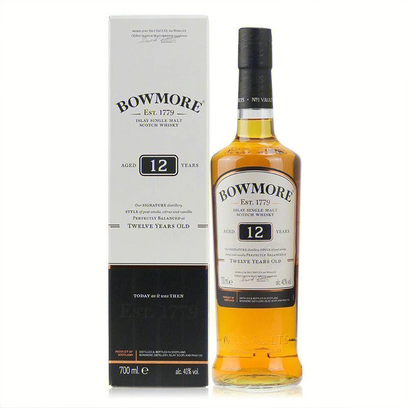 bowmore波摩12年单一麦芽苏格兰威士忌