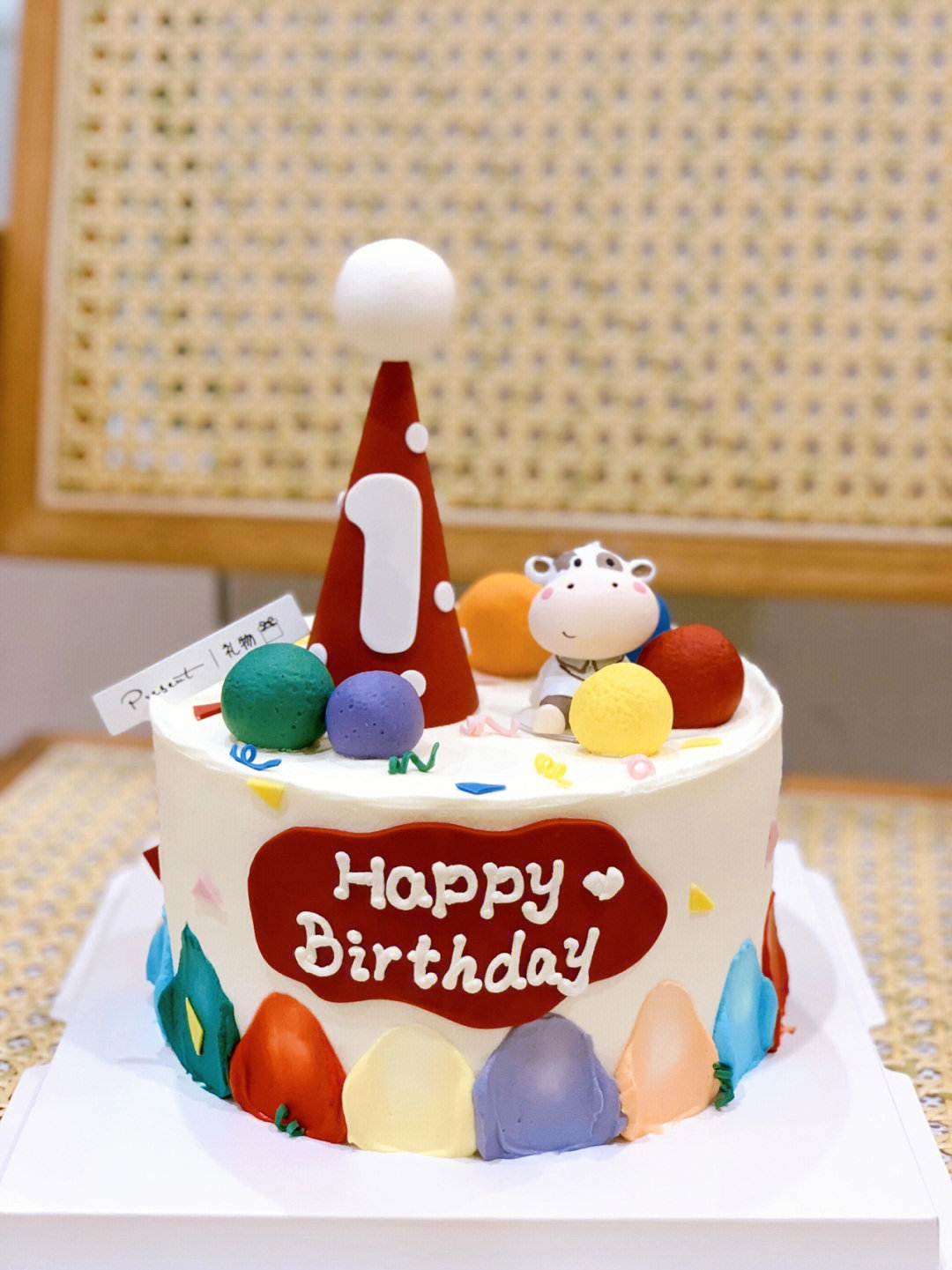 一岁生日蛋糕简单图片