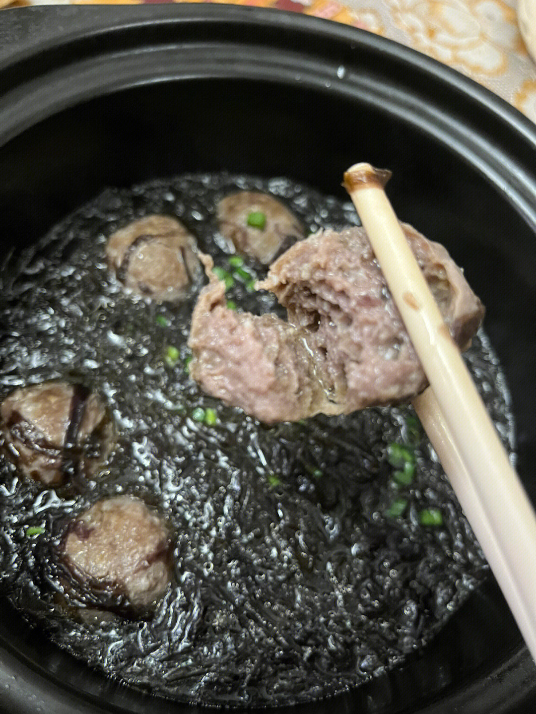 潮汕特色汤类之一紫菜肉丸汤