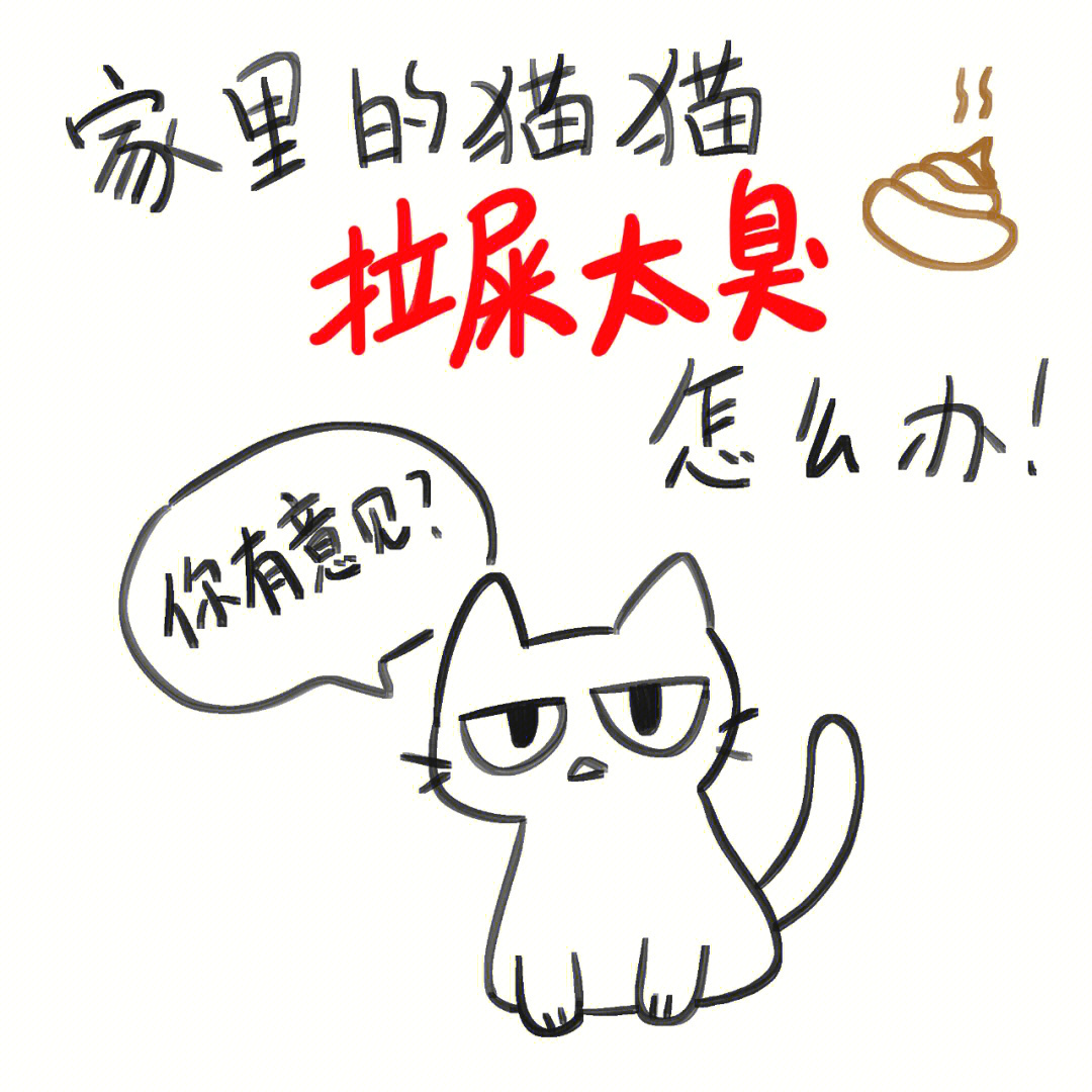 猫砂简笔画图片