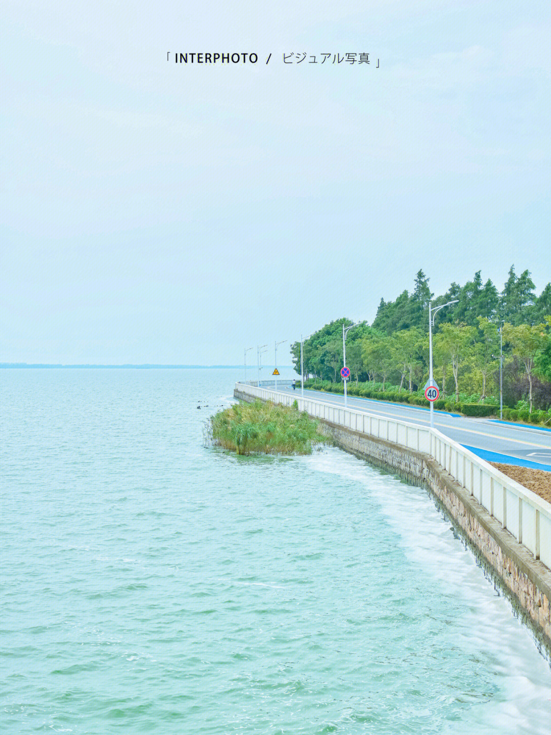 淀山湖环湖大道停车图片