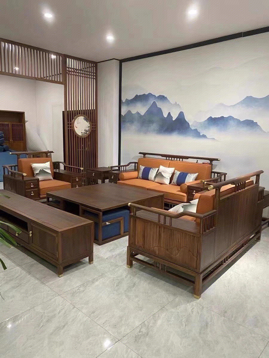 新中式沙发更具有东方禅味的意境