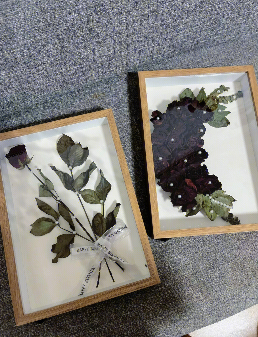 干花相框制作diy