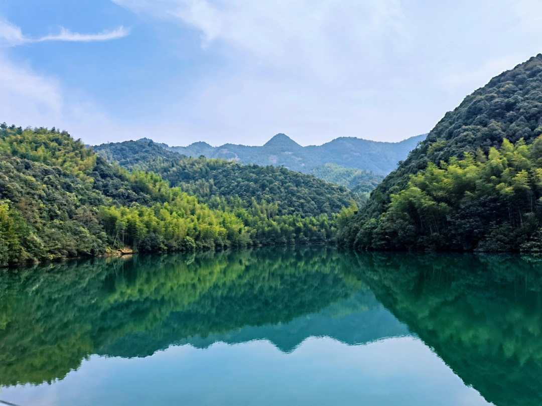 青山村水库图片