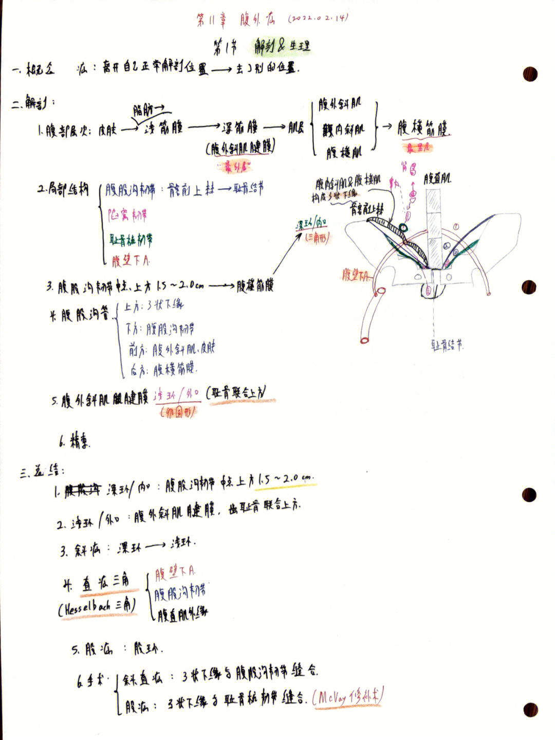 腹股沟疝思维导图图片