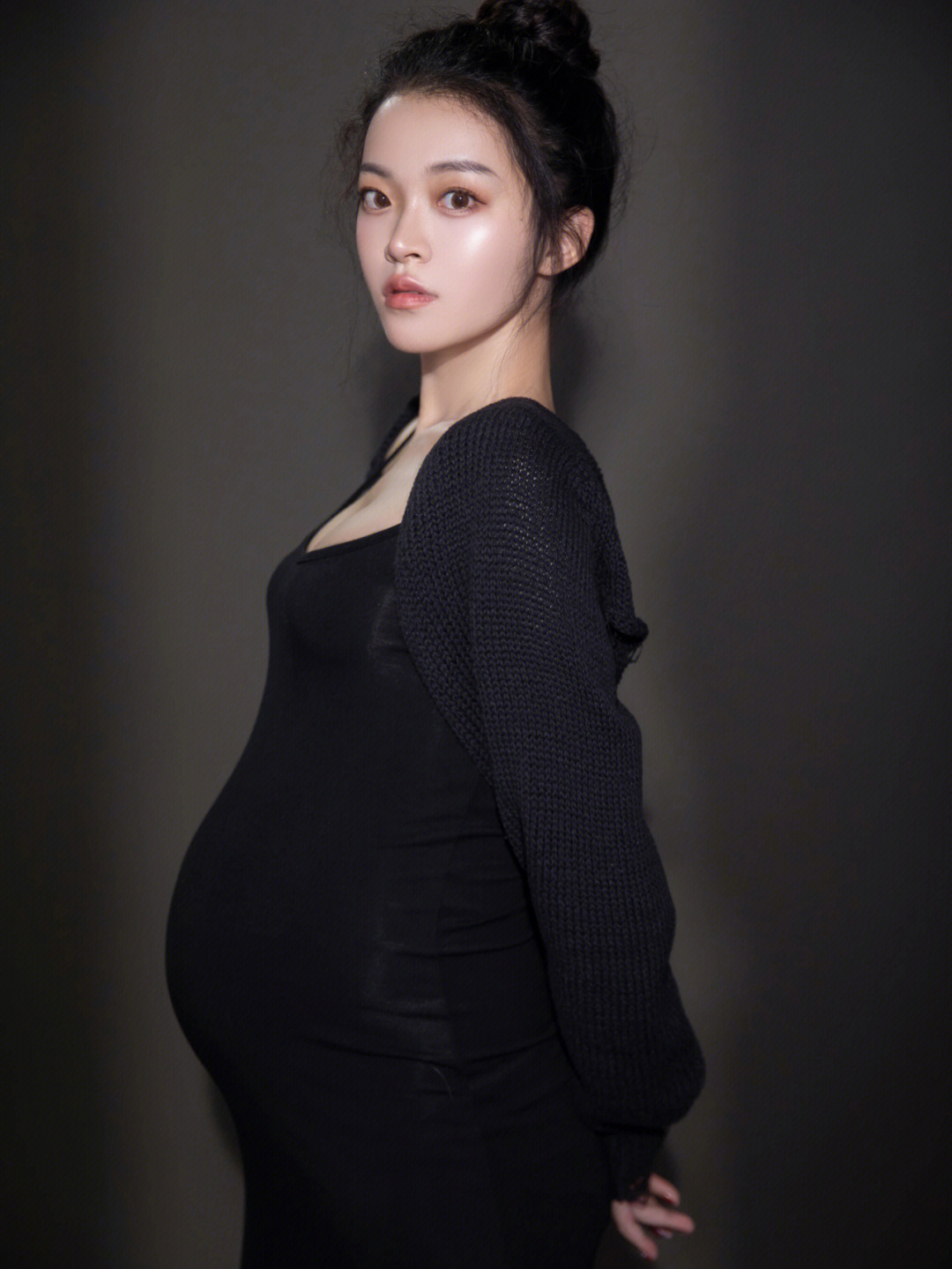 孕妇照5个月图片