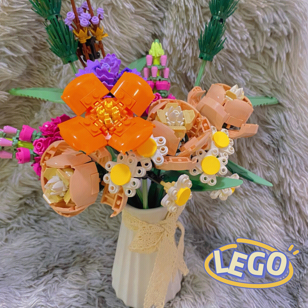 乐高花束积木lego花束