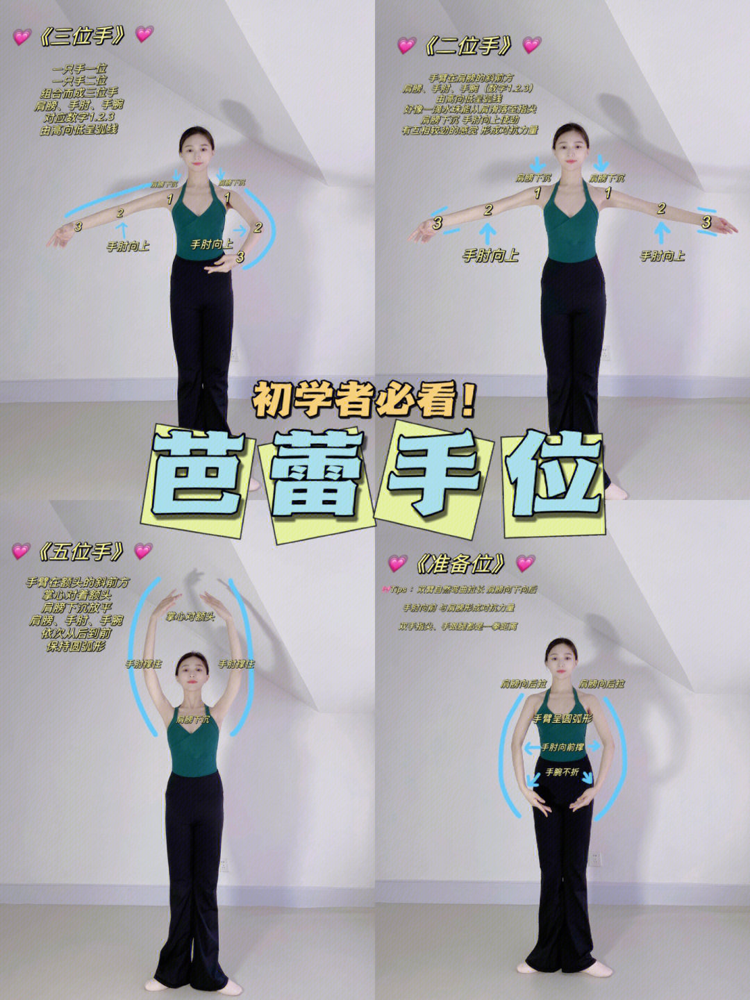 中国舞七个手位图解图片