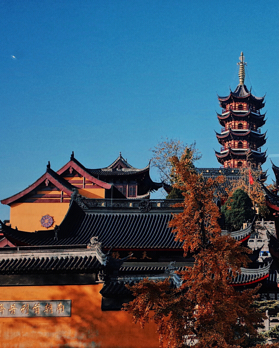 南京寺庙意境图片