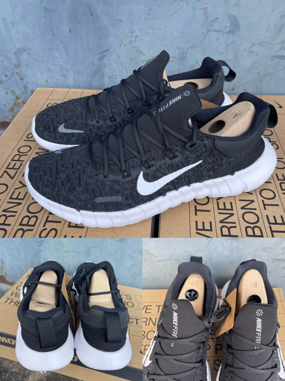 nike赤足5.0真假图片