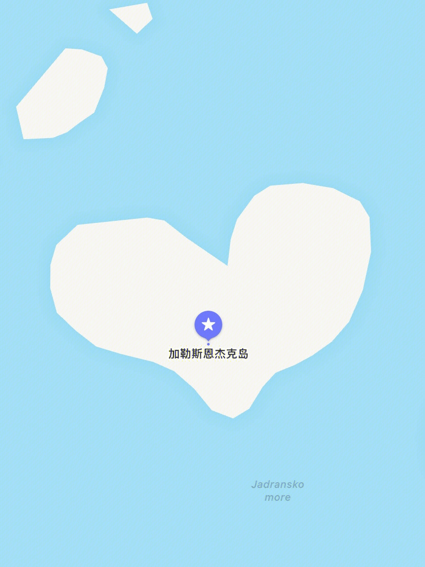日本心形岛地图图片