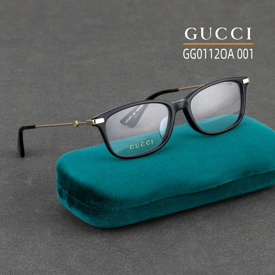 gucci0112古驰时尚休闲正品眼镜架日本制